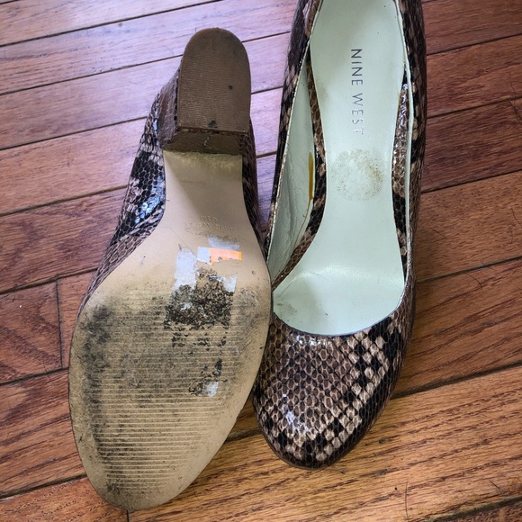 Python Nine West heels - Picture 4 of 6